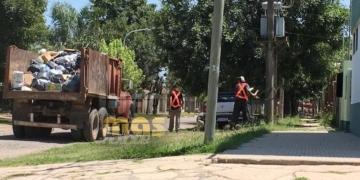 Maciel: en medio del paro, la comuna lanzó la recolección de residuos y riego