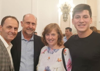 Totoras y Correa gestionaron obras públicas desde Santa Fe