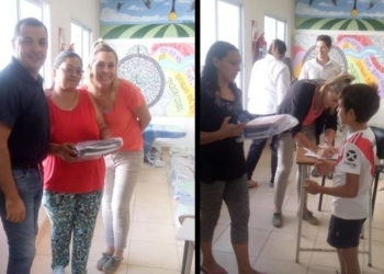 La Comuna de Serodino entregó útiles a 200 niños para el inicio de clases