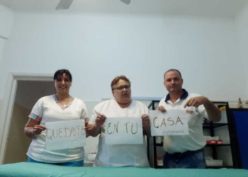 Centros de salud de Maciel y Totoras  se unieron a la campaña «Quedate en tu casa»