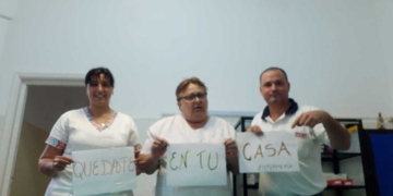 Centros de salud de Maciel y Totoras  se unieron a la campaña «Quedate en tu casa»