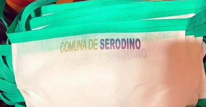 Totoras recibió donaciones de barbijos fabricados en Serodino