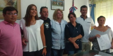 Diana entregó aportes en Gaboto, Barrancas y Maciel: «La situación es apremiante»