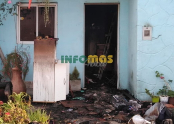 El fuego afectó a una vivienda en Totoras con importantes daños materiales