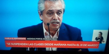 Anunciaron la suspensión de clases hasta el 31 de marzo y cierre de fronteras terrestres