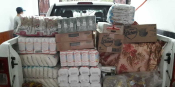 La comuna de Gaboto repartió bolsones solidarios para ayudar a las familias