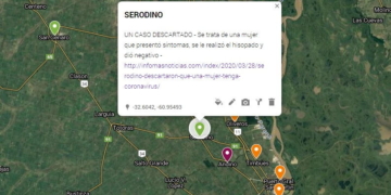 El mapa interactivo de coronavirus en la región
