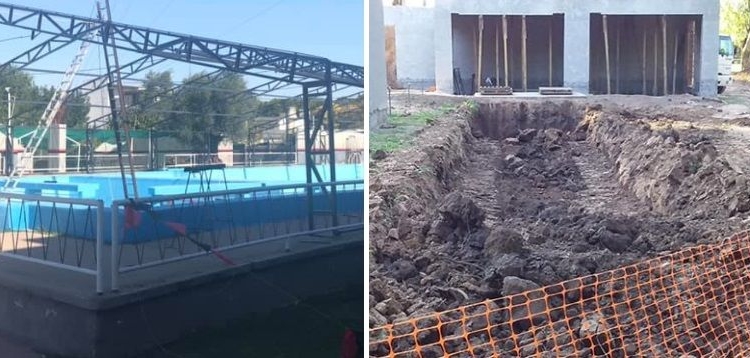 Juniors y Unión avanzan en su sueño de contar con sus piletas climatizadas