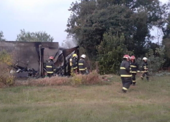 Centeno: un incendio destruyó por completo una vivienda precaria