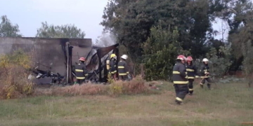 Centeno: un incendio destruyó por completo una vivienda precaria