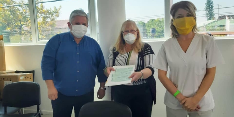 Timbúes aportó más de medio millón de pesos al hospital de San Lorenzo