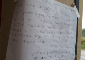 Enfermera recibió una cuarta amenaza y ya no va a trabajar: «Vamos a envenenar a tus perros»