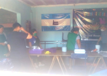 Maciel: la vecinal del barrio San Cayetano va por su tercer almuerzo solidario