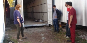 Lanatti visitó el avance de obras para ampliar el SAMCo de Totoras