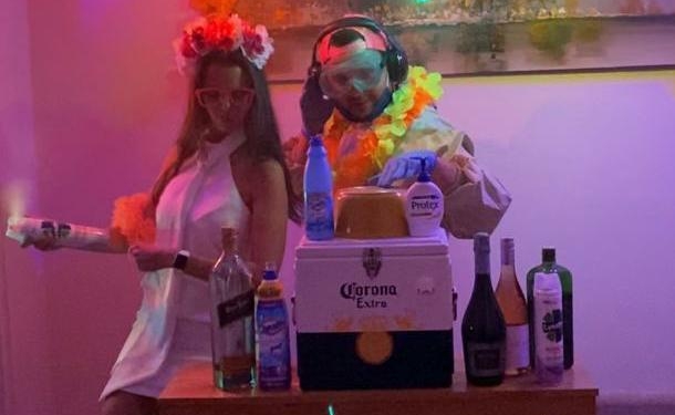 Jóvenes de la región realizaron su fiesta de casamiento de forma virtual