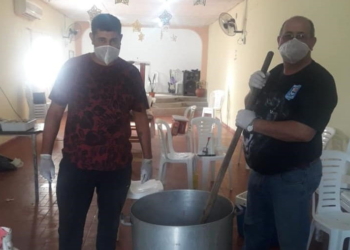 Gaboto: ex combatiente de Malvinas hizo una olla popular para sus vecinos