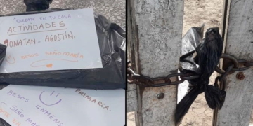 Maciel: maestra rural deja tareas en las tranqueras de los campos de sus alumnos