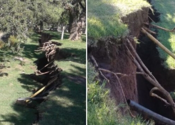 Nuevo desmoronamiento en La Boca de Monje a lo largo de 50 metros