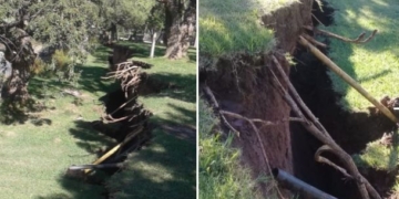 Nuevo desmoronamiento en La Boca de Monje a lo largo de 50 metros