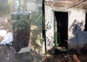 Una familia de Serodino sufrió importantes pérdidas tras el incendio de su vivienda