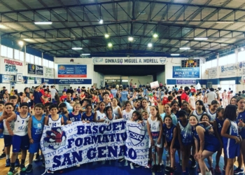 Realizarán un encuentro virtual de minibasquet con presencia sangenarina