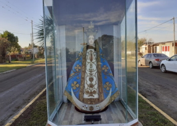 Inauguraron la imagen de la Virgen del Luján en Gaboto, en el día de su Santa Patrona
