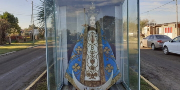 Inauguraron la imagen de la Virgen del Luján en Gaboto, en el día de su Santa Patrona