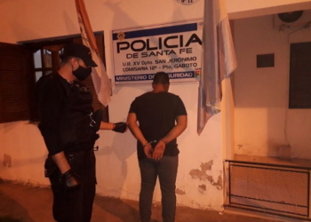 Gaboto: rompió la cuarentena, huyó de la policía y se accidentó