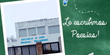 Invitan a escribir poesías a la escuela 256 de Andino en su nuevo aniversario