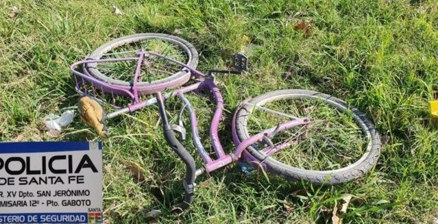 Hallaron una bicicleta en Gaboto dentro de una cuneta: era robada