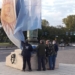 Ex combatiente de Gaboto izó la bandera en el Monumento: «La defiendo a capa y espada»