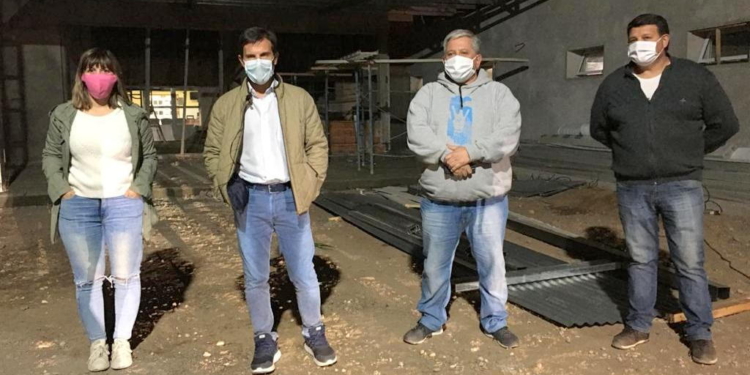 Timbúes: el director del SIES presenció controles sanitarios y recorrió el nuevo hospital