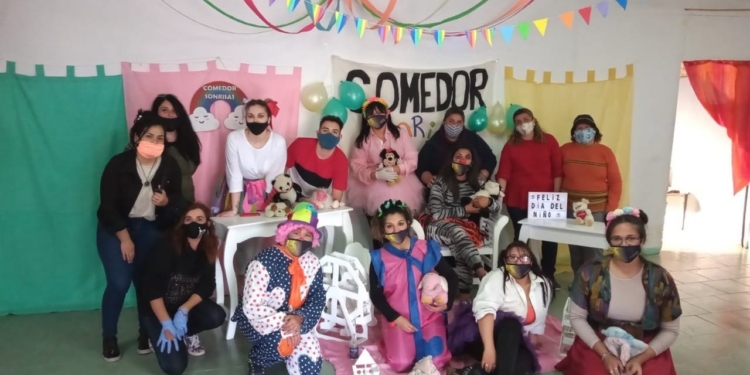 El Club de Leones cedió un lugar para el comedor Sonrisas en San Genaro