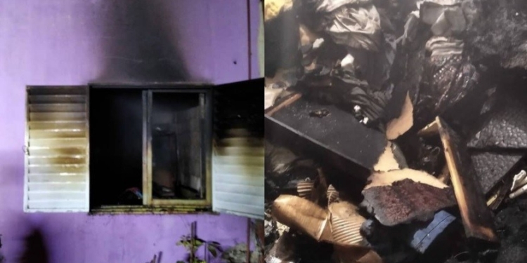 Un joven prendió fuego la casa de su mamá: «Perdí todo, es tristísimo»