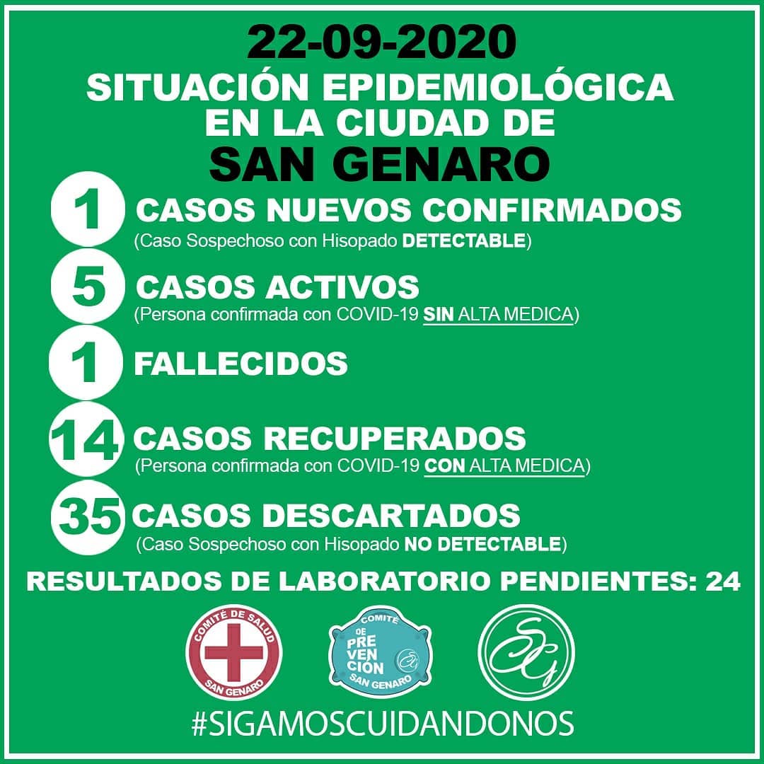 San Genaro y Salto Grande volvieron a confirmar casos positivos