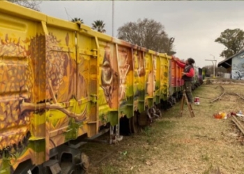 Serodino se sigue embelleciendo con intervenciones artísticas