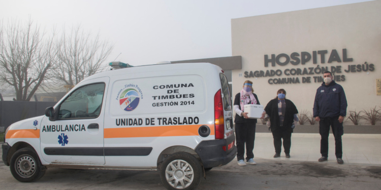 Timbúes realizará hisopados que se estudiarán en Rafaela 