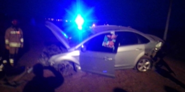 San Genaro: padre e hijo se accidentaron en un camino rural