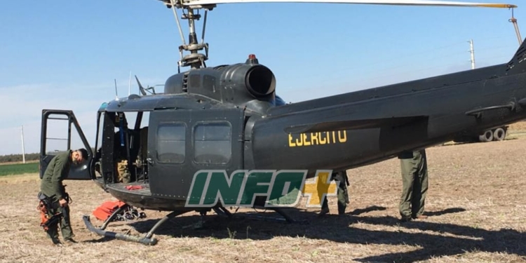 El Ejército Argentino se prepara para combatir los incendios frente a Gaboto