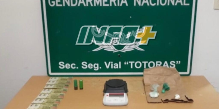 Detuvieron en Totoras a un policía con droga sobre Ruta 34