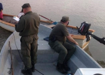 Pescadores y cazadores sancionados: redes grandes y nutrias secuestradas