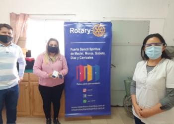 El Rotary donó un oxímetro pediátrico al dispensario de Maciel