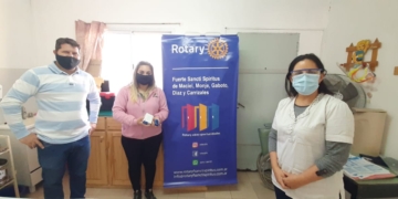 El Rotary donó un oxímetro pediátrico al dispensario de Maciel