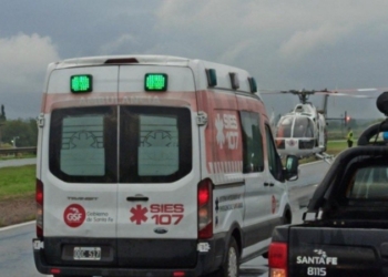 Licitaron un servicio de emergencia médicas para la autopista Rosario Santa Fe
