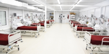 Por la alta demanda, sumaron más camas de terapia al Hospital Covid de Baigorria