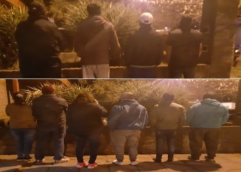 Carrera clandestina en Díaz: los detenidos son oriundos del cordón industrial