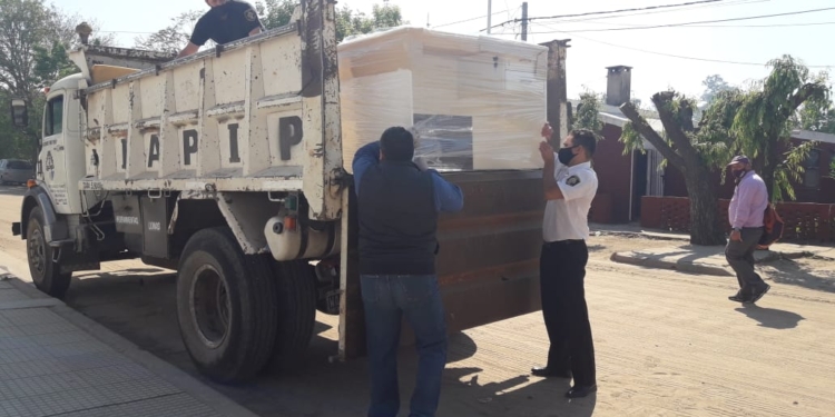 Coronda: presos construyeron muebles y fueron entregados al nuevo hospital
