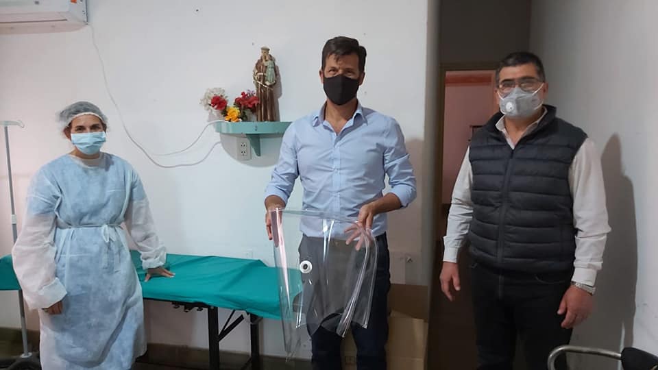 Samcos de la región ya tienen cascos para tratar pacientes Covid con Ibuprofeno