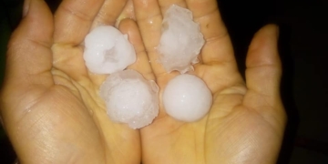 Llegó la tan ansiada lluvia: datos en la región y gran granizada en Coronda