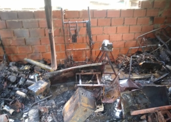 Se incendió un taller en Carrizales: importantes pérdidas